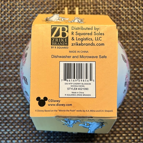 Disney Winnie the Pooh & Piglet Ramen Bowl with Chopsticks NWT - Picture 5 of 5